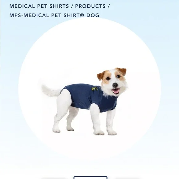 (Adjustable) Medical Pet Shirt, size Small - Picture 5 of 6